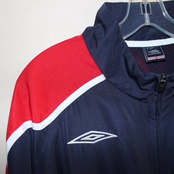 3/$188❤️unworn Umbro ENGLAND 2007-08 Track Top Jacket Windbreaker Embroidered - Picture 11 of 16